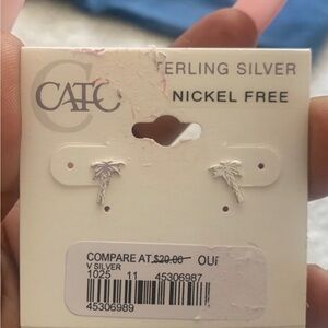 CATO STERLING SILVER 925 mini palm Tree